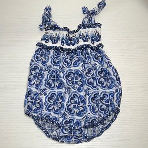 Dolce & Gabbana Blue and White Kids Dress